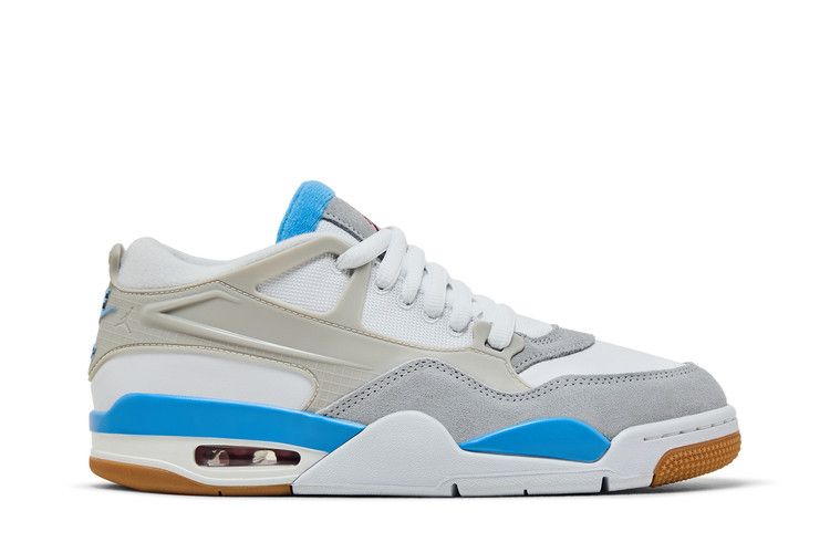Men's Sneakers Jordan 4 RM White Legend Blue White/Neutral Grey-White-Legend Blue-Varsity Red
