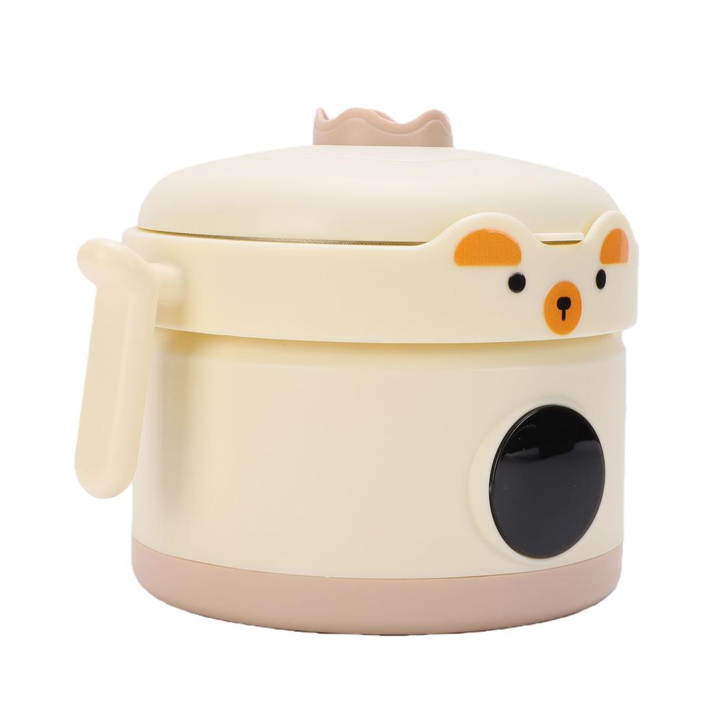 Insulated Lunch Container, 316 Stainless Steel, Smart Digital Display, Water Filled Food Warmer Bowl, with Non-Removable Bowl for School at Home, Outd