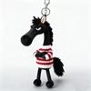 Lucky Black Horse Plush Keychain Animal Bag Charm Pendant Arrogance Pony Kawaii Year Of The Gifts Cuddly Stuffed Fluffy Huggable Comfort Adorable Soft