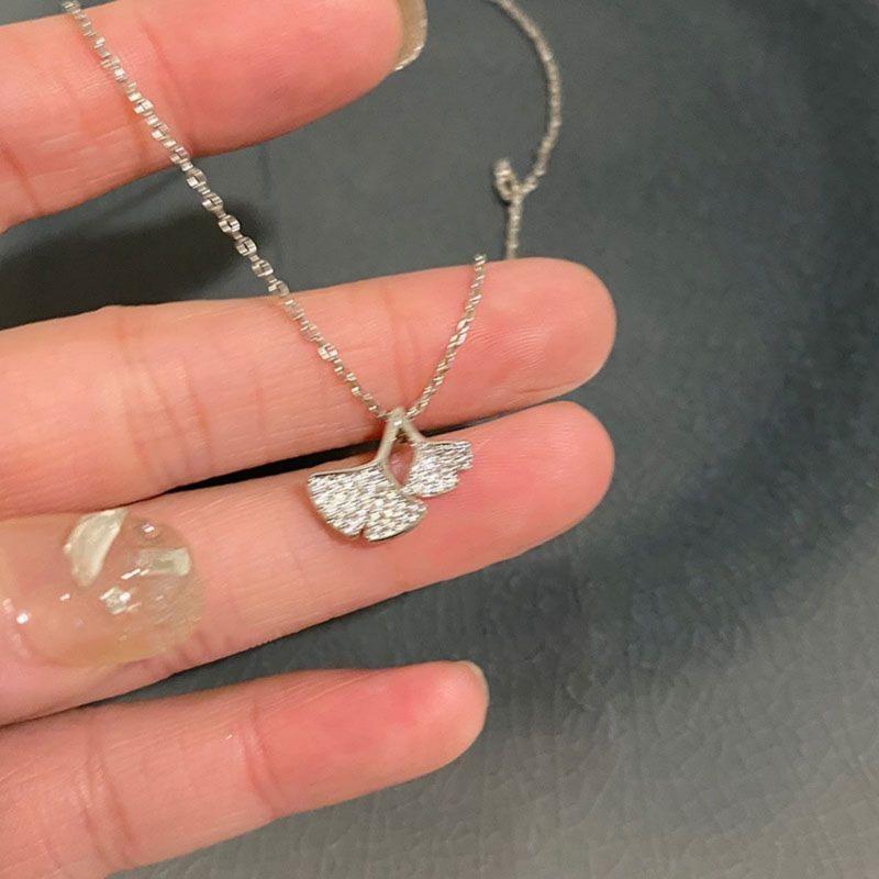Korea New Design Pink Zircon Bowknot Cross Pendant Necklaces Y2K Girls Sweet Rhinestone Heart Clavicle Chain Women Zircon Gifts