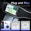 2 in 1 Wireless CarPlay Android Auto Adapter For iP/Android Phones Upgrade Wired to Wireless For Built-In CarPlay/Android Auto Cars