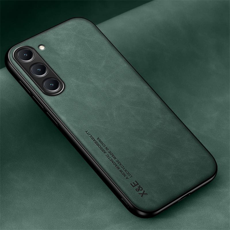 Luxusní magnetické pouzdro z ovčí kůže pro Samsung Galaxy A12 A13 A14 A21S A22 A31 A33 A51 A52 A53 A54 A71 A72 A73 4G 5G kryt