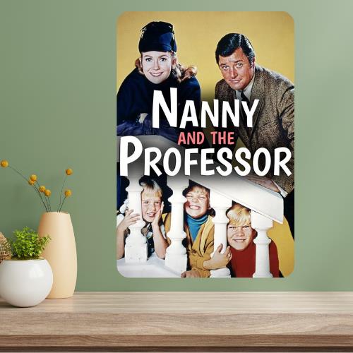 Nanny and the Professor Classic TV Show Metal Poster Sign 20x30cm(7.8x11.8inch)