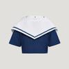 Adidas Dance T Shirts Women's Tech Indigo Navy Collar Moderate Other