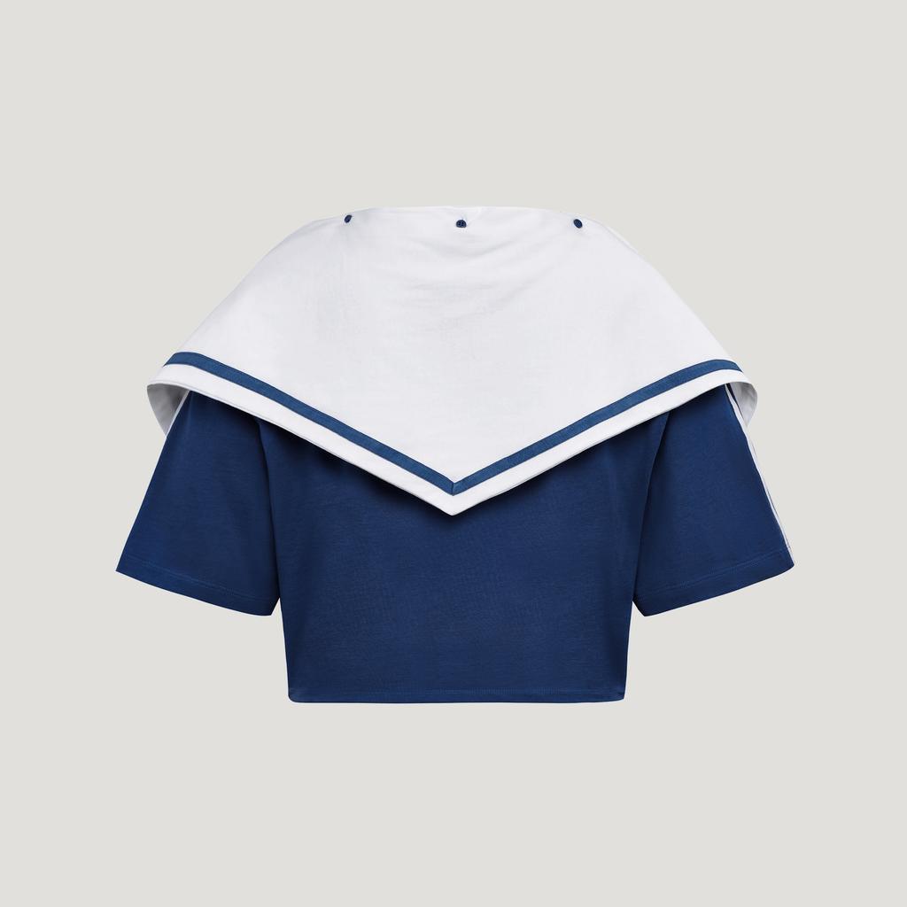 Adidas Dance T Shirts Women's Tech Indigo Navy Collar Moderate Other