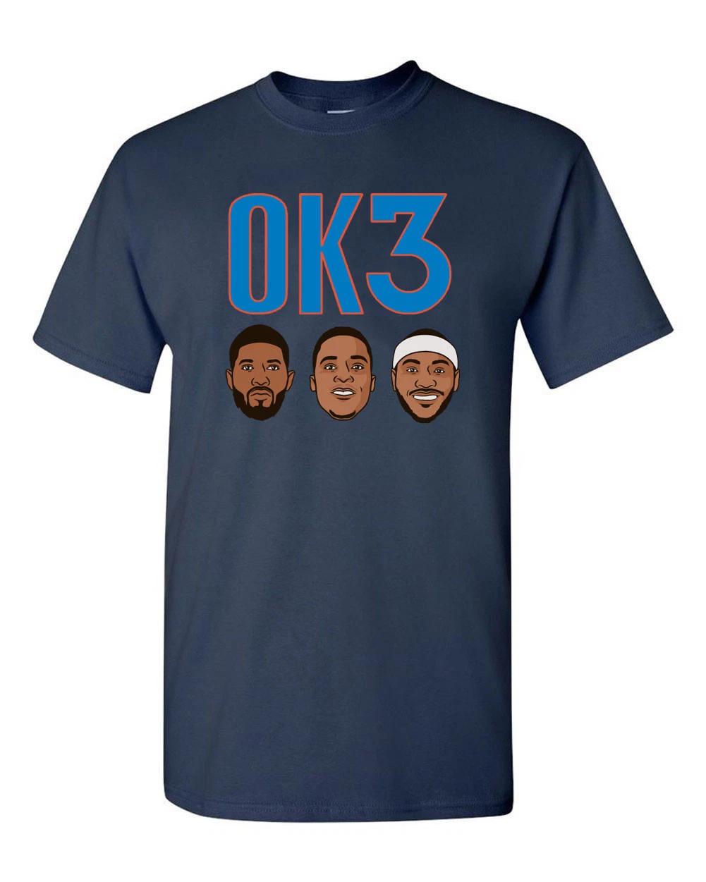 Russell Westbrook Carmelo Anthony Oklahoma City OK3 T-Shirt XS