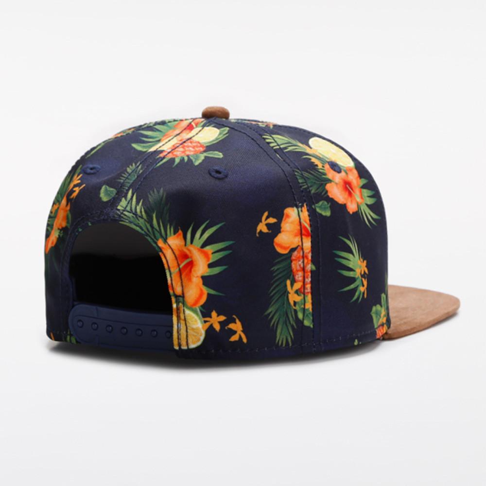 Fruity Summer Cap With Adjustable Fit And Wide Brim For Casual Sun Protection