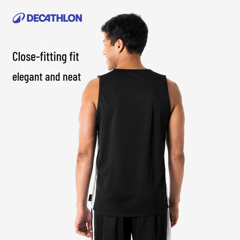 Decathlon Herren Atmungsaktive Schnelltrocknende Ärmellose Sportweste
