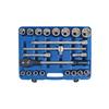 Socket Set - Pro Torque® - 21 Pieces - 20 Mm (3/4 ") - Chrome-vanadium Steel - Black