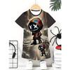 Kinder-T-Shirt und Shorts Set, bequem, hautfreundlich und atmungsaktiv, geeignet für Sport und den täglichen Gebrauch