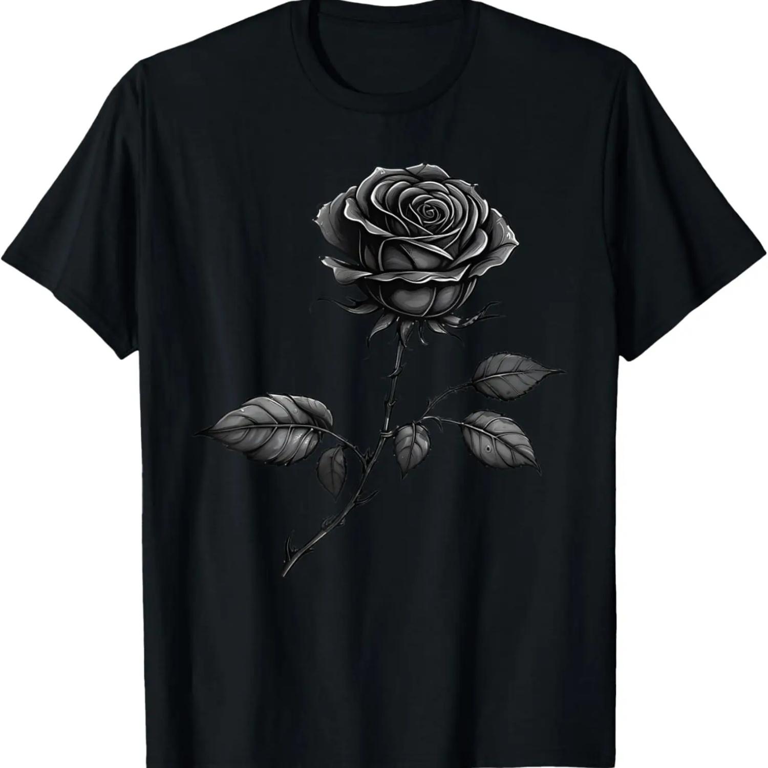 

Футболка «Чёрная роза с шипами» XXXXXL чёрный
