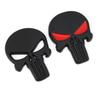 3D Metal Skull Head Logo Badge Sticker Car Side Fender Rear Trunk Emblem Decal for Cars Motorcycles Pickups Etc