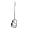 Stainless Steel Soup Spoon Kitchen Flatware Spoon Large Head Serving Ladle for Restaurant Cafeteria Buffet Home