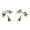 Bow hairpin tassel antique panda headdress Lolita hair accessories small thing cute double ponytail hairpin