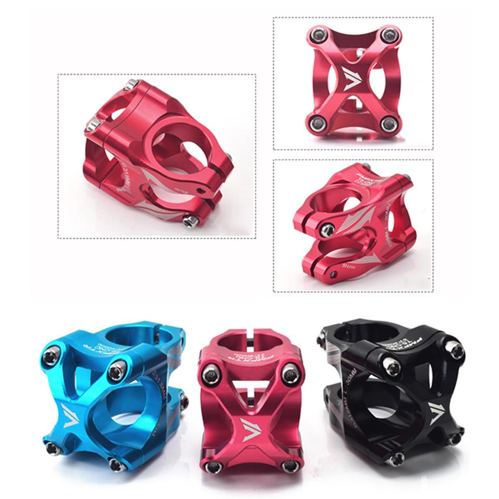 Bicycle Cnc Hollow Stem Aluminum Alloy Mountain Bike Downhill Hollowed Riser Tube Ultra-light Short Stems 0 Degree