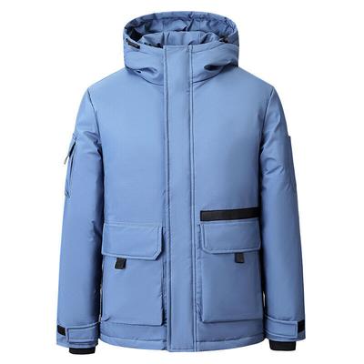 Down Jacket Men's and Women's Same Short Thickened Winter New Hooded Jacket Outdoor Couple