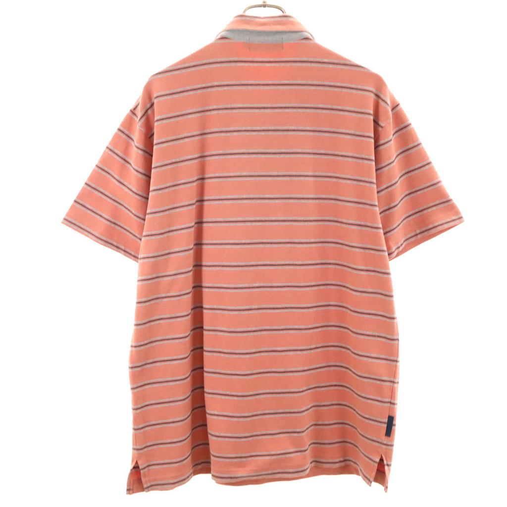 CHAPS RALPH LAUREN Koszulka Polo z paskami, krótki rękaw, rozmiar 2L, męska, używana