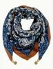 Chic Autumn/Winter Silk Scarf with Magnetic Golden Ball Clasp – Korean Style Neck Warmer