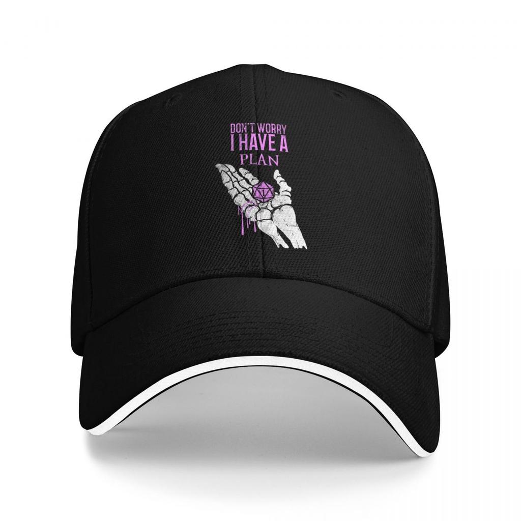 Baseball Caps Funny Dungeon Dragon I Have A Plan D20 Dice Role Playing Gaming Graphic FeUnisex Unisex Outdoor Spring Hats