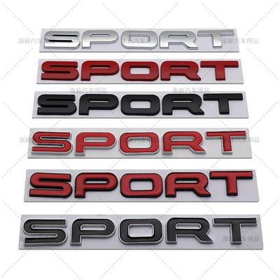 2 adet/lot 3D Metal SPOR Araba Amblemi Otomatik Rozet Arka Bagaj İsim Levhası Çıkartmaları Yan Çamurluk Dekalı