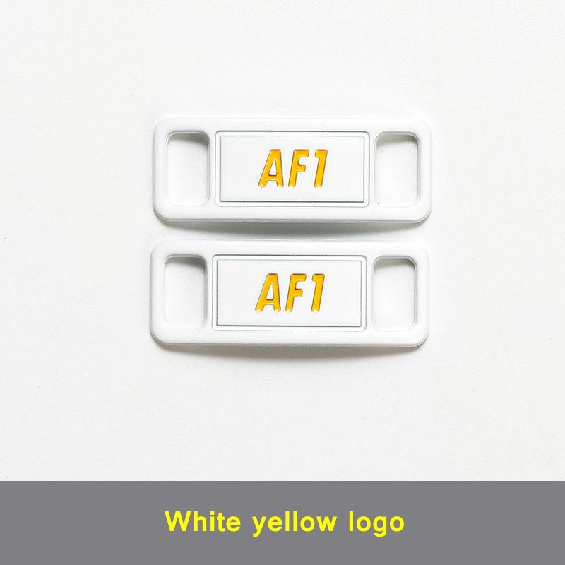 NEW 1 Pair Metal Shoelaces Buckle AF1 Shoe Decoration Suitable for All Shoes Sneakers Shoes Accessories Flat Shoelace Buckle