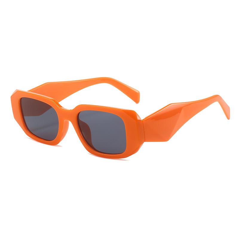 Vintage Black Square Sunglasses Woman Luxury Brand Small Rectangle Sun Glasses Female Gradient Clear Mirror UV400