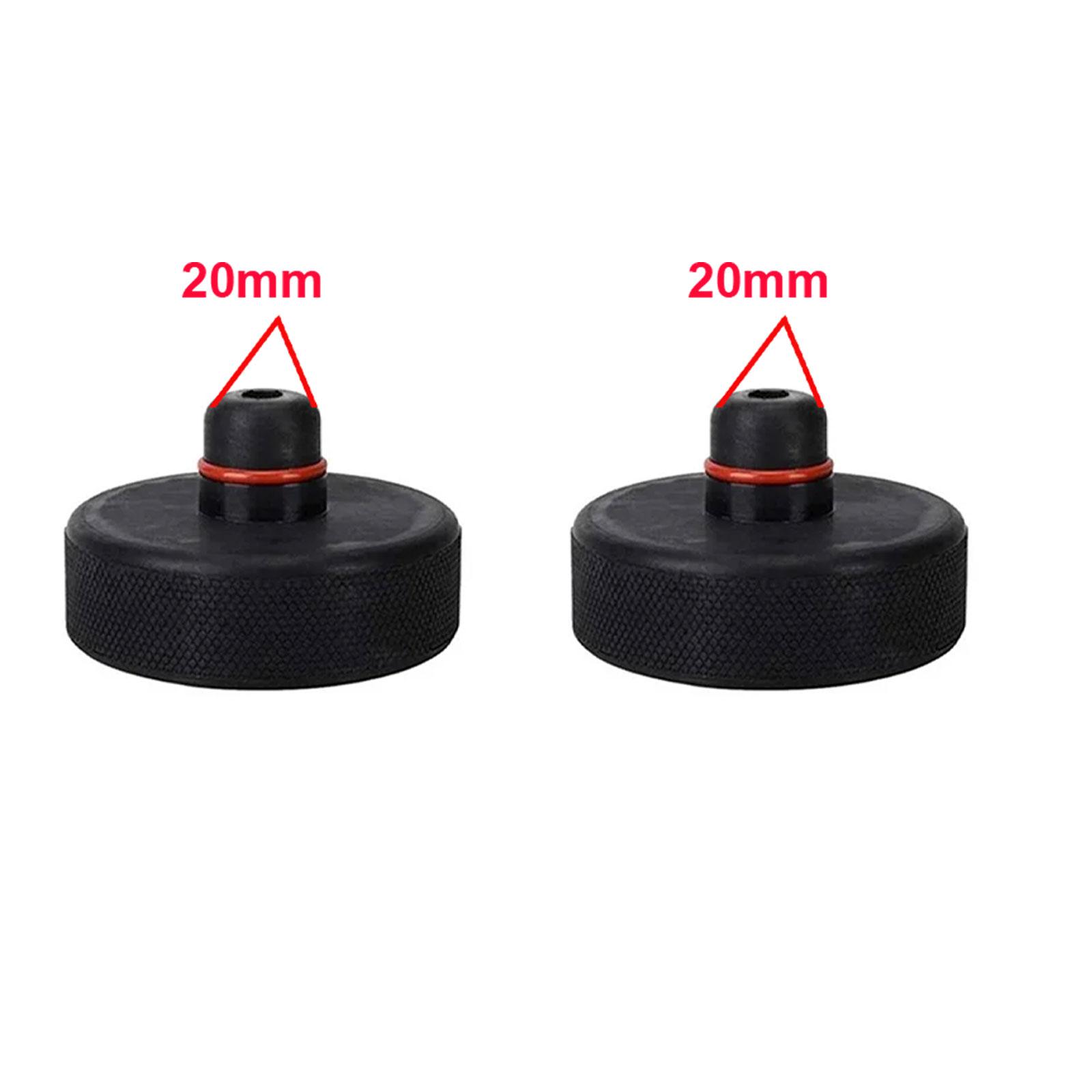 20mm Rubber Jack Pads for Tesla Model 3/S/X/Y Upgrade Sturdy Rubber Lift Jack Pucks Floor Jack Adapters Protects Battery & Chass