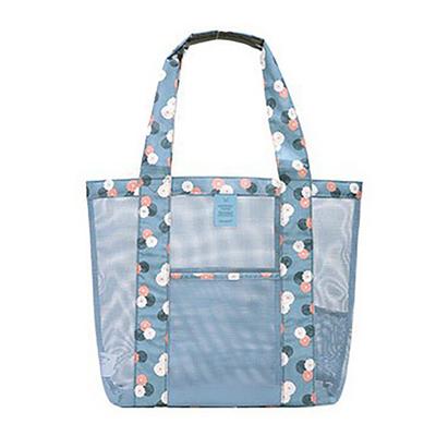 Strandtasche Wasserdicht Große Kapazität Lässig Oxford-Gewebe Damen Netztasche für Einkaufen Schwimmen