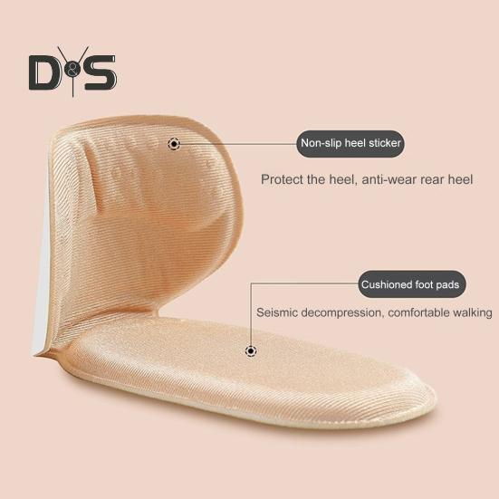 1 пара амортизирующих стелек для регулировки каблука — фото 8