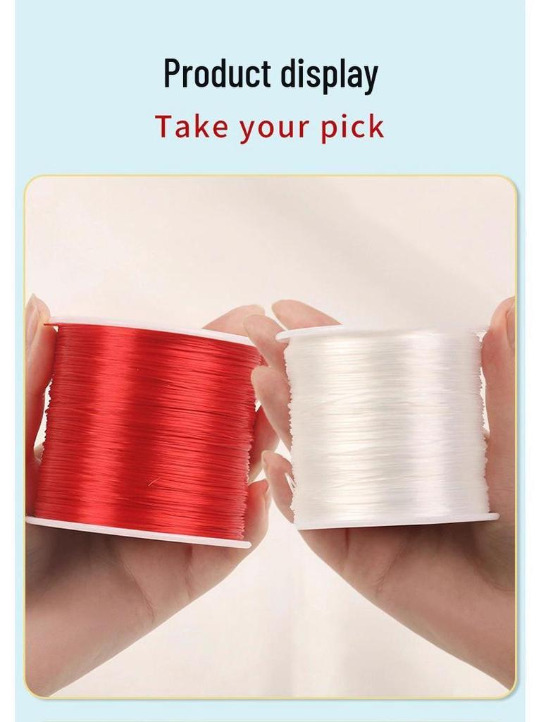 Colorful Elastic Cord for DIY Jewelry: Bracelet, Buddhist Beads, and Handmade Projects