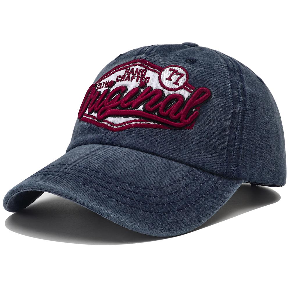 

New Vintage Washed Cotton Baseball Cap For Women Men Embroidered Letter Snapback Cap Hip Hop Fishing Hat Streetwear Sun Hats Adjustable