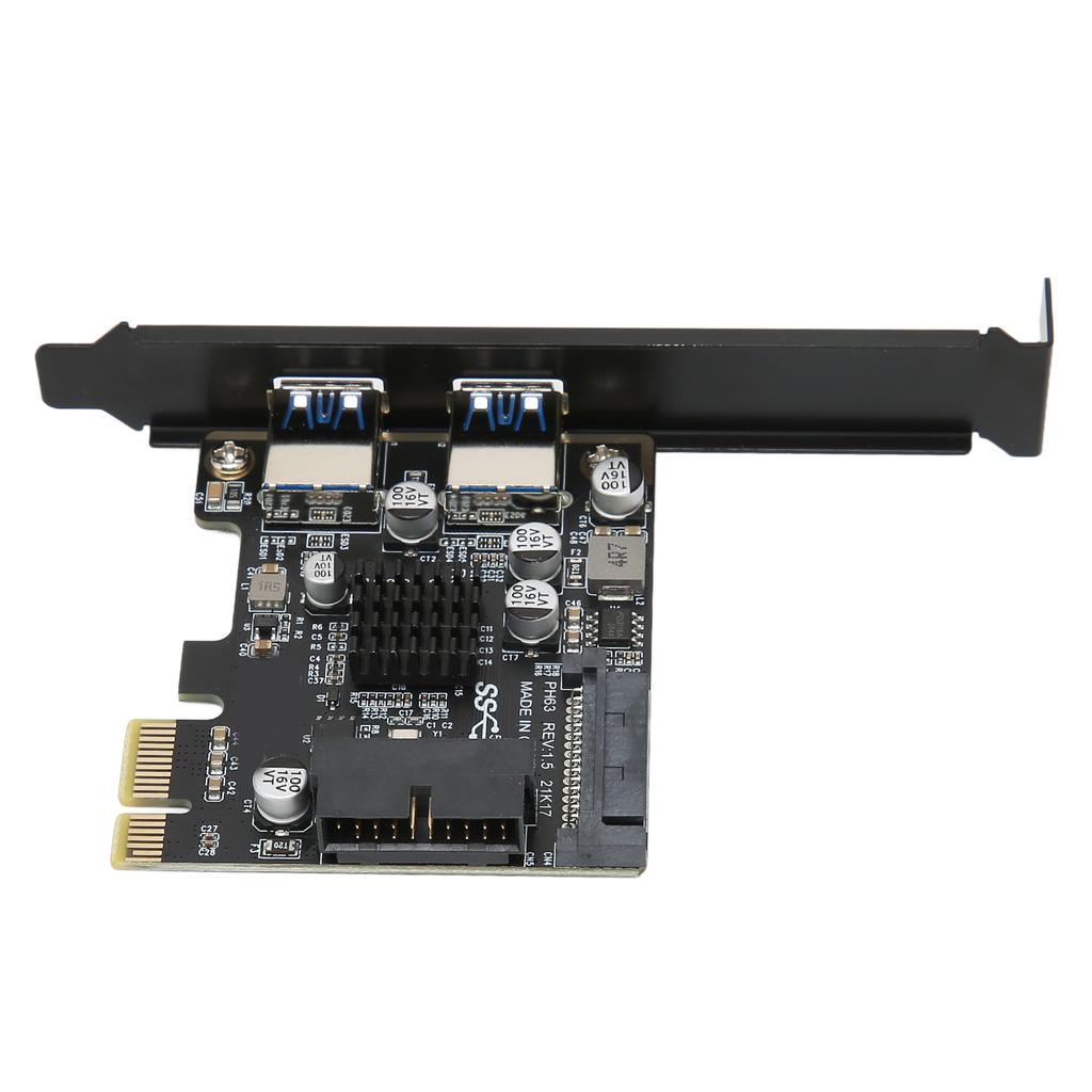 USB 3.0 Pcie Card PCIE To USB3.0 Four Port Expansion Adapter Card for Windows for OS for Linux SystemsPH63