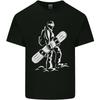 Un Snowboarder Snowboardant T-shirt Unisexe en Coton Léger