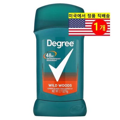Degree Deodorant 48-Hour Antiperspirant Wild Wood Fragrance, 74g, 1 Unit