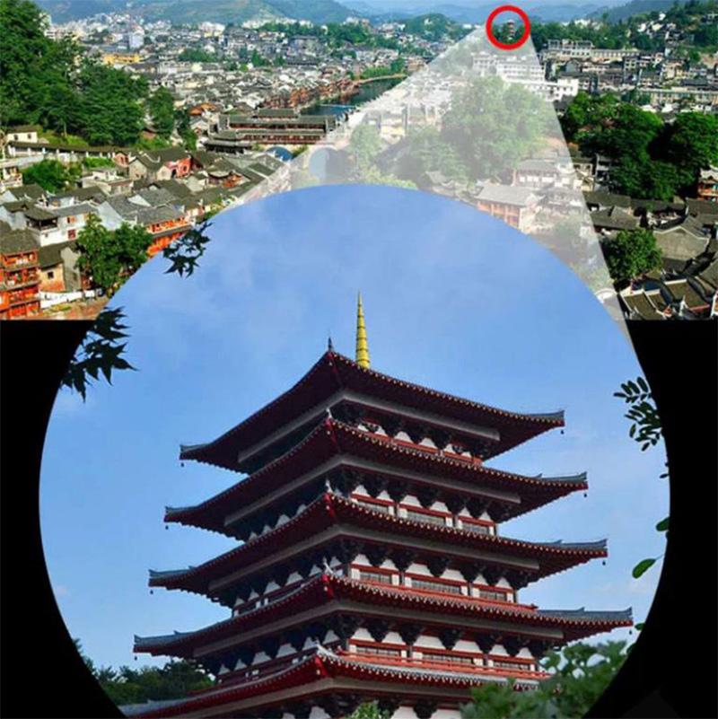 Binoclu de 26 de ori Binoclu cu zoom automat HD Viziune nocturnă Binoclul de vânătoare în aer liber poate vedea luna