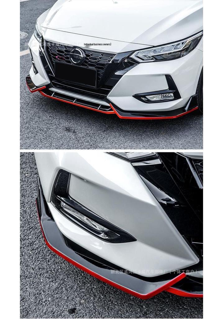 14th Gen Sylphy Front Splitter Lip: Aerodynamic & Anti-Collision Decoration (2020-2023)