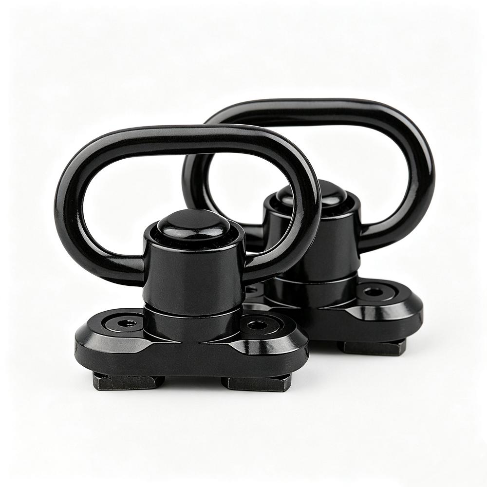 Multi-Style Metal Sling Swivel Adapter QD M-LOOK Picatinny Rail Mount Tactical Strap Loop Buckle Shoulder Strap Connector Kit2