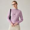 Zhaojun Women's Autumn/Winter 100% Cashmere Half-Turtleneck Sweater