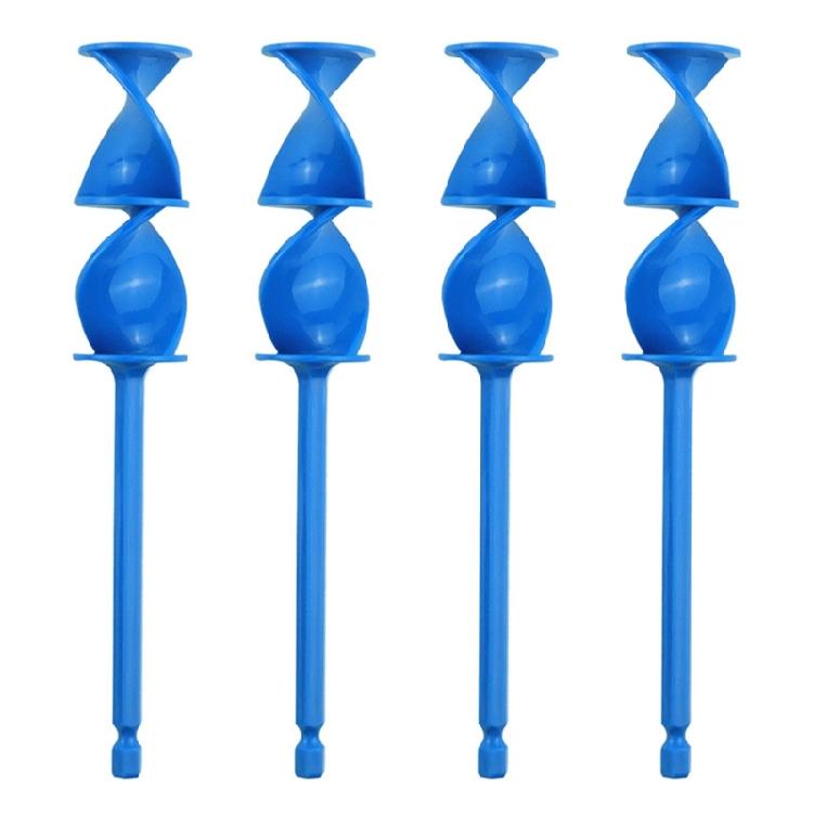 4PCS Hex Shanks Epoxy Resins Mixers Helixs Paddle Drill Paint Stirring Rod Power Tool Accessories Drill Attachment
