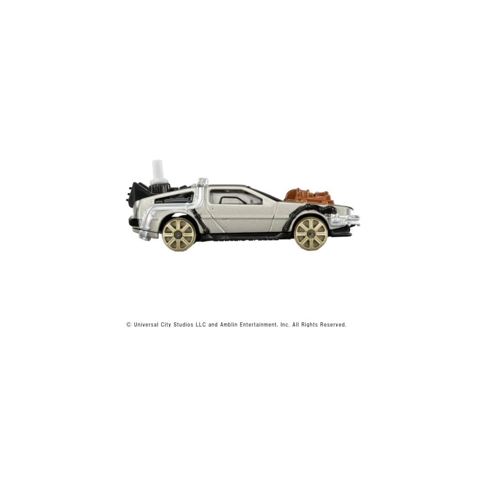 Takara Tomy Tomica Premium Unlimited Back To the Future Time Machine Mini Car Toy for Ages 6 and Up