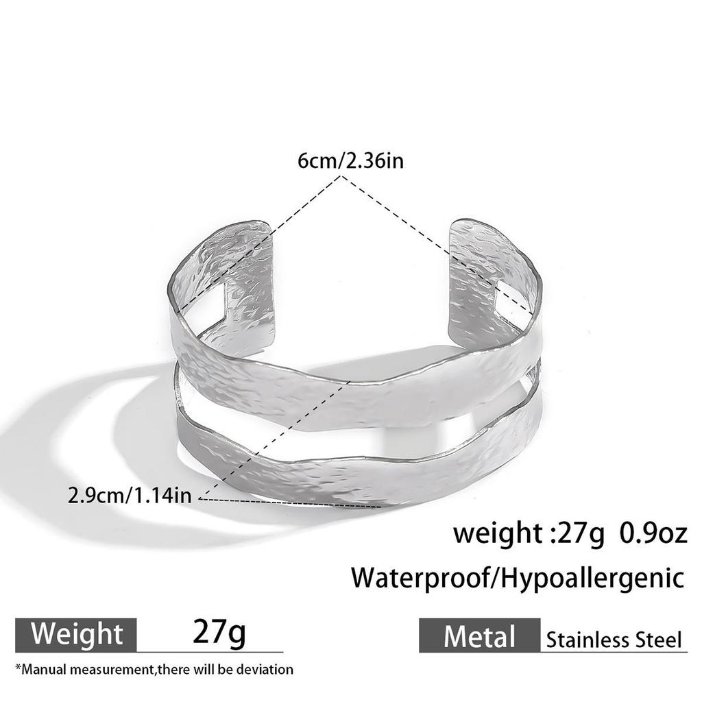 European & American Ocean Style Stainless Steel Bracelet with Starfish, Seashell, Coral Flowers, and Natural Stone Bangle Hand Jewelry.