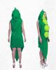 COSSA Halloween Funny and Hot Dog Bean Adult Costumes Banana, Pea, Vegetable, Costumes, Costumes, Unisex, (Pea)