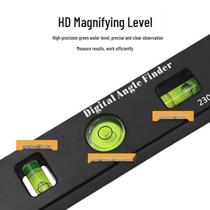 4-in-1 Digital Angle Ruler with Level for Woodworking and Measurement