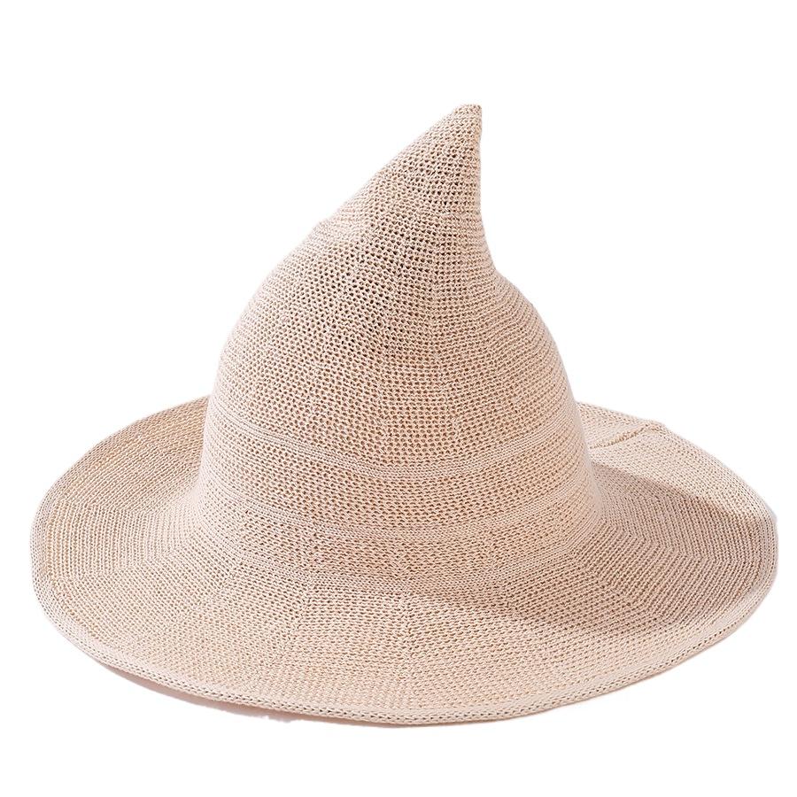 Women Hats Halloween Caps Witch Hat Magician Witch Hat Wool Wizard Hat