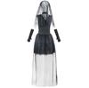 Adult horror ghost girl, vampire bride, halloween costume, dark cape witch costume women's clothing