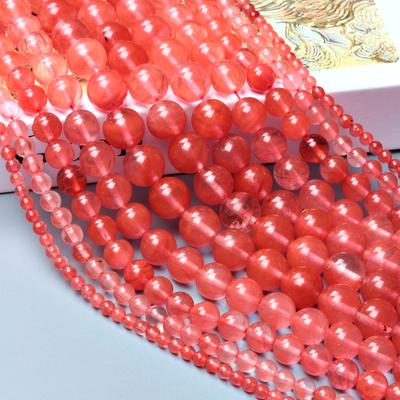 Home Party Supplies 4-12mm Natural Stone For Jewelry Making Beading Accessories 60-20Pcs Bracelets Fashion Loose Beads DIY Handwork Round