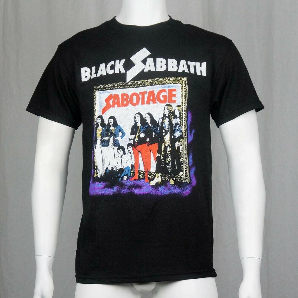 

Black Sabbath Band Sabotage Vintage Logo Unisex T-Shirt