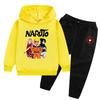 TZWY2026 Neues Naruto Bedrucktes Sweatshirt Kinder Herbst und Winter Hoodie Cartoon Anime Naruto Druck Kinder Hoodie Set