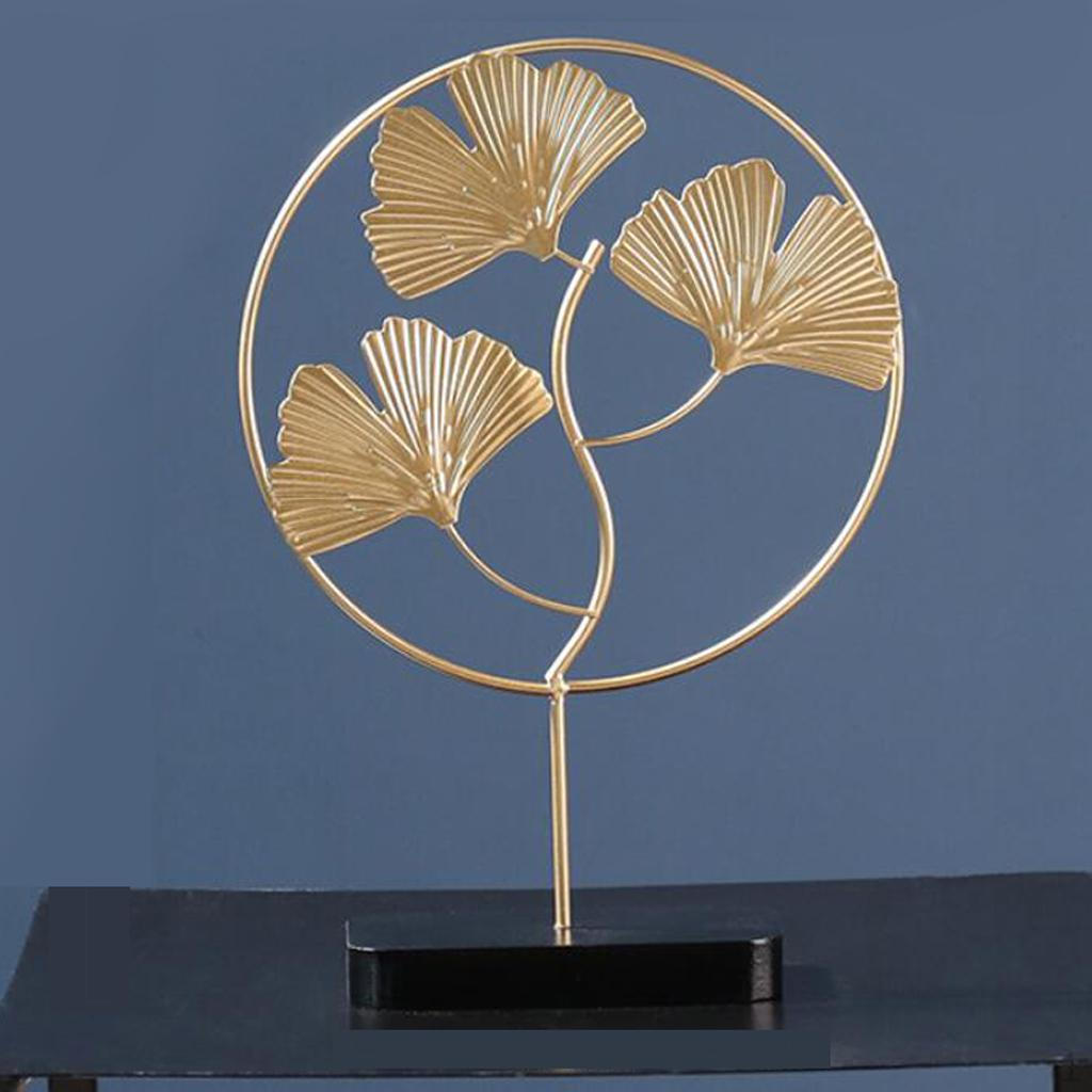

Pattern Ornaments Desktop Display Stand for Home Decor 25x16cm_Ginkgo- S