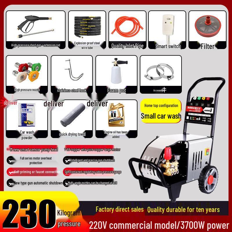 Black Cat Duke High-Pressure Washer CN plug (adapter included)